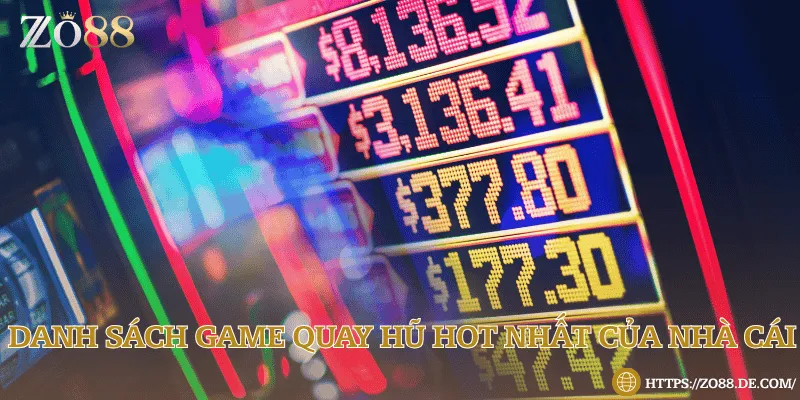 Top trò chơi nổ hũ tại Zo88 với quỹ thưởng lên đến hàng tỷ đồng Top 5 trò chơi quay hũ hot nhất trên hệ thống