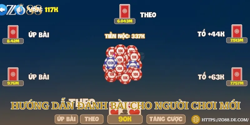 Quy định về luật chơi cũng như các hành động có thể lựa chọn để đặt cược